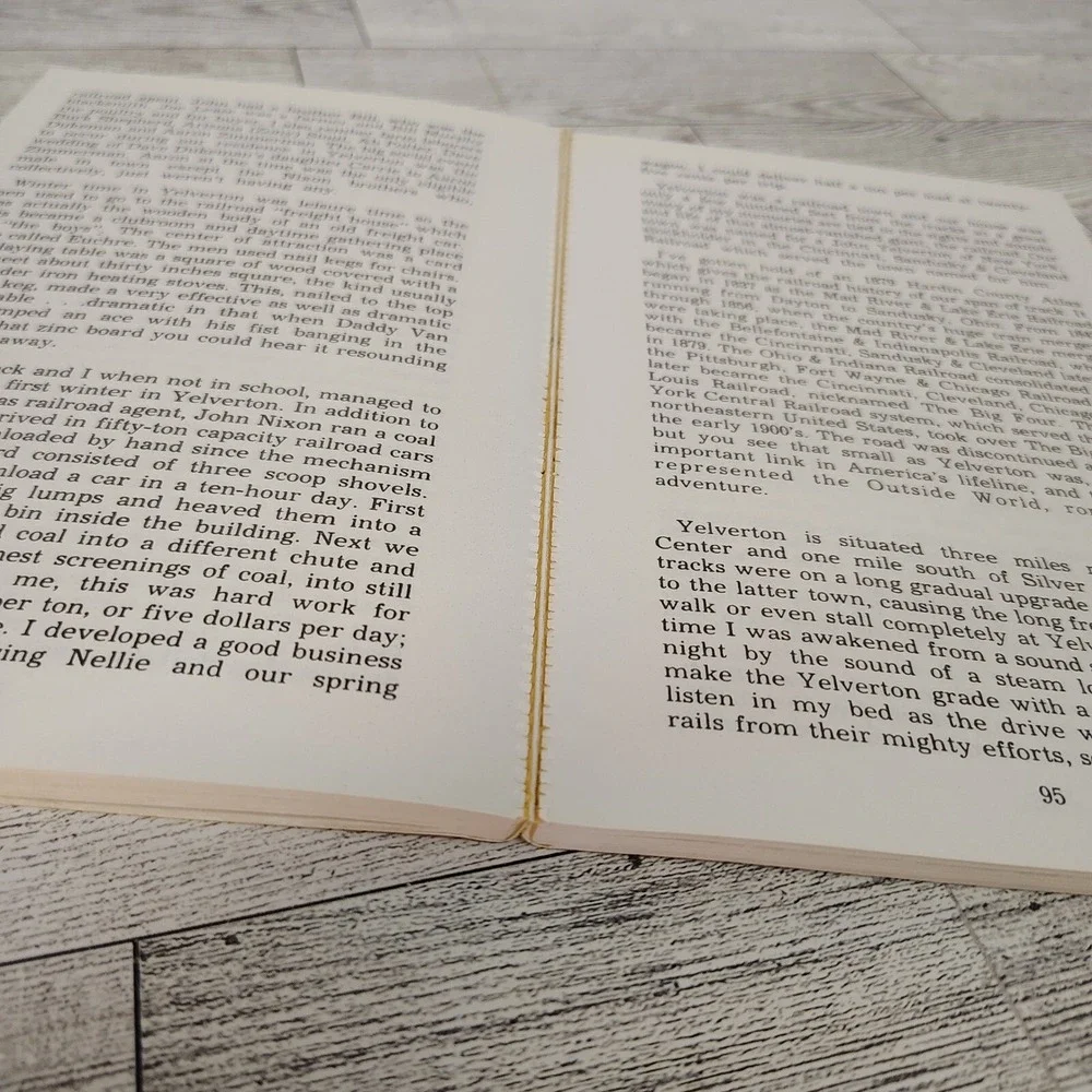 Hear the Whistle Blow Huston Brown 1978 Softcover Autobiography Signed Vintage